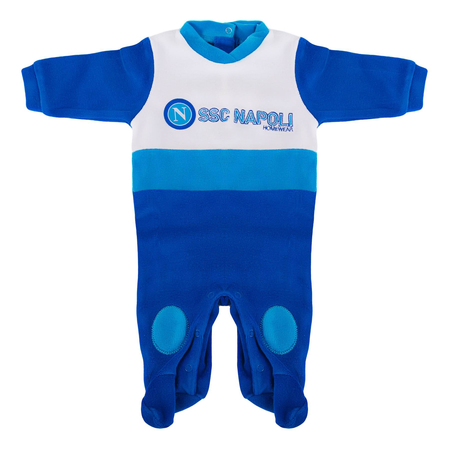 Bandiera Ufficiale SSC Napoli – Poliestere 140x100 Cm, Colori Azzurro E Blu