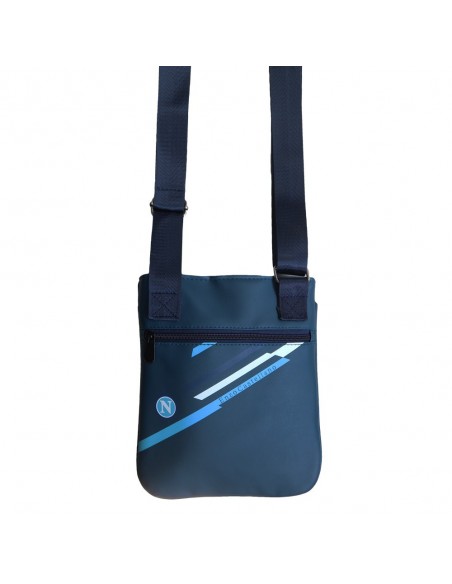 BLUE FAN ZIP BAG WITH SSC NAPLES SHOULDER BAG