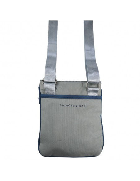 BLUE / GRAY BIG BAG WITH SSC NAPLES SHOULDER BAG