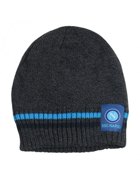 SSC NAPOLI BLUE DOUBLE STRIPE WOOL HAT