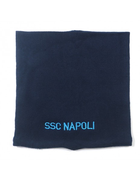 SSC NAPOLI 3D EMBROIDERY NECKWARMER BLU