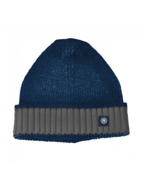 SSC NAPOLI BLUE/GREY WOOL BANDED HAT