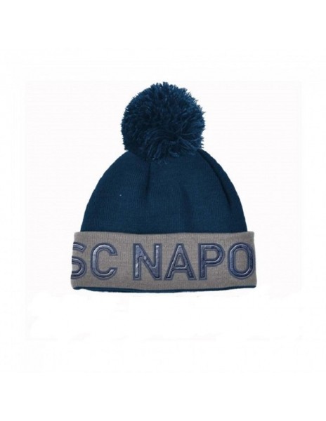 SSC NAPOLI WOOL HAT WITH APPLIED LETTERS