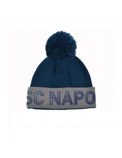 CAPPELLO LANA CON LETTERE APPLICATE SSC NAPOLI