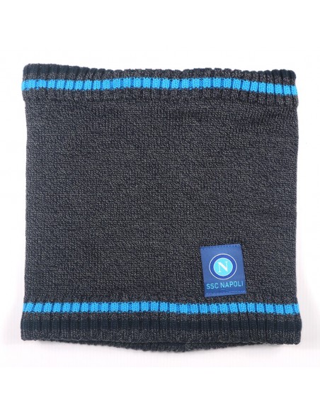 SSC NAPOLI BLUE DOUBLE STRIPE WOOL NECKWARMER