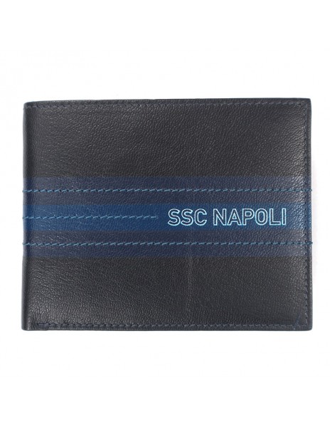 LEATHER BLUE ELEGANCE WALLET SSC NAPOLI