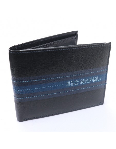 LEATHER BLUE ELEGANCE WALLET SSC NAPOLI