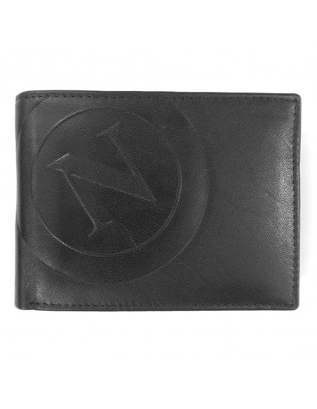 LEATHER BLACK WALLET SSC NAPOLI