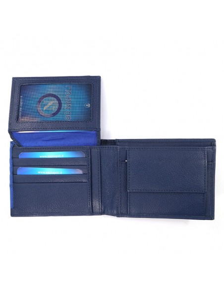 LEATHER BLUE/ROYAL WALLET SSC NAPOLI