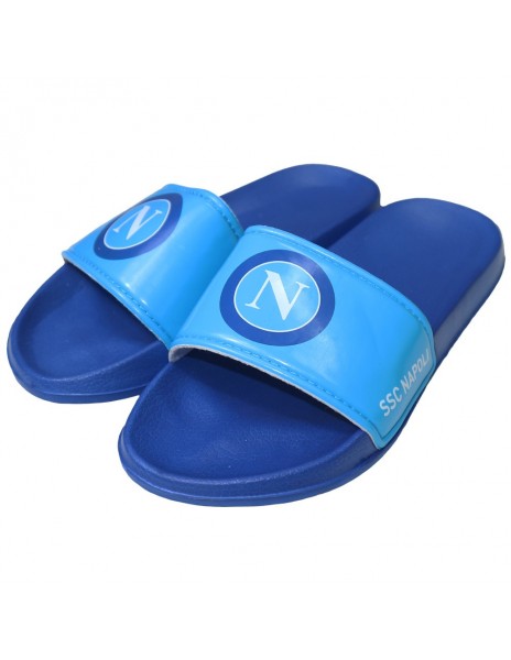 SSC NAPOLI BLUE SLIPPERS KID