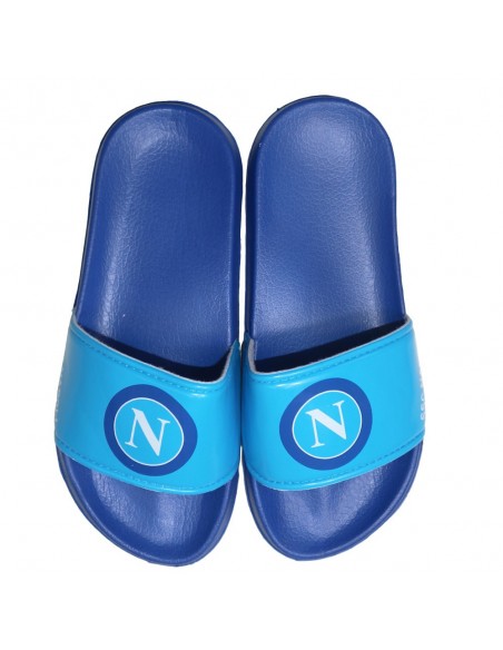 SSC NAPOLI BLUE SLIPPERS KID