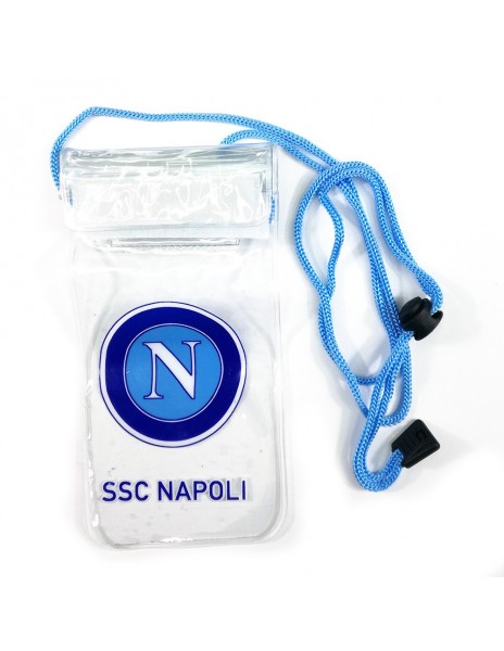 SSC NAPOLI WHITE MASCOTTE CELL PHONE HOLDER