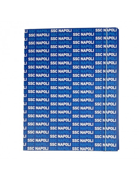 SSC NAPOLI 3-FLAP FOLDER WITH ELASTIC STRAP