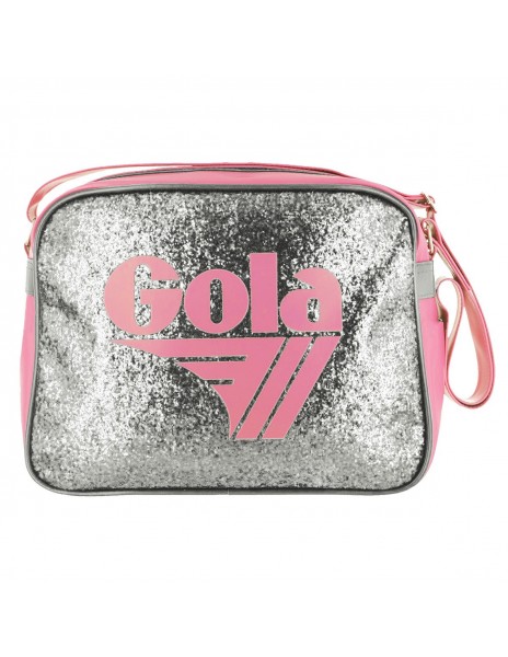 GOLA GLITTER PINK/SILVER REDFORD SHOULDER BAG