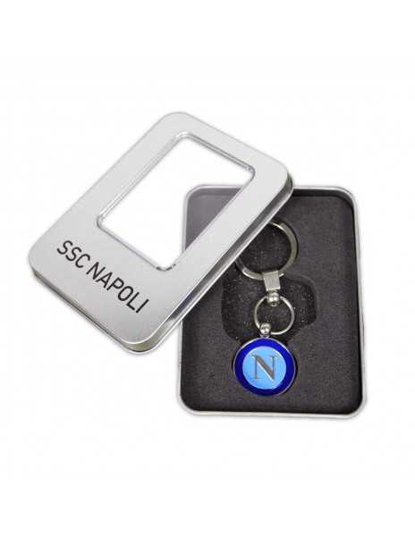 SSC NAPOLI KEY HOLDER IN METAL