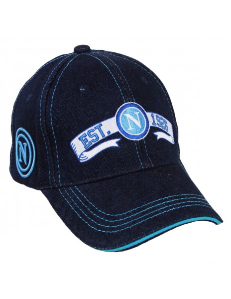 CAPPELLO DENIM CON VISIERA SSC NAPOLI