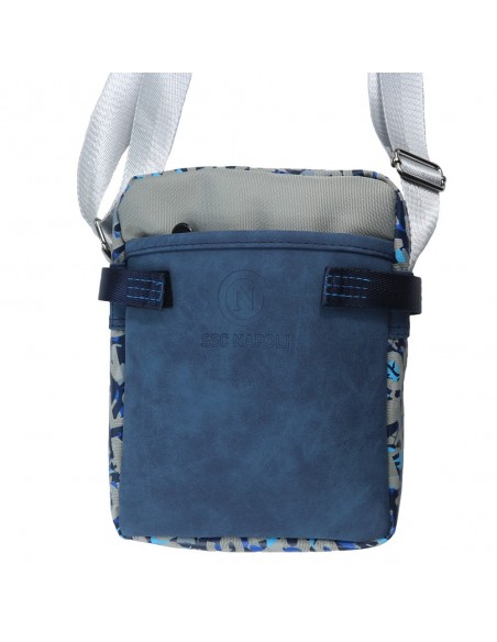 BLUE / GRAY SMALL BAG WITH SSC NAPLES SHOULDER BAG