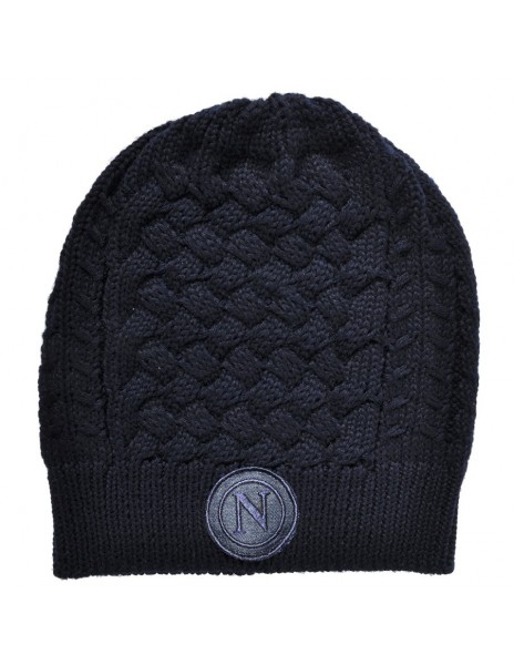 SSC NAPOLI CASTELLANO BLACK BONNET HAT