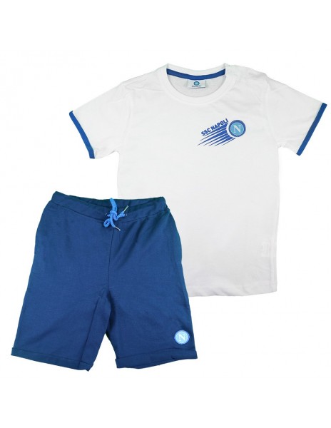 COMPLETINO BIANCO/BLU BAMBINO SSC NAPOLI