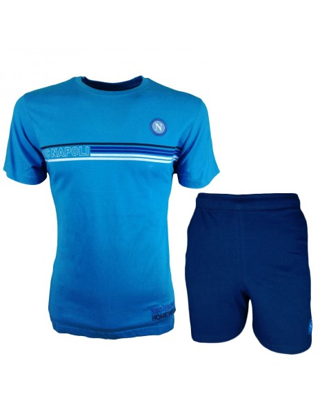 COMPLETO ESTIVO AZZURRO/BLU BAMBINO SSC NAPOLI