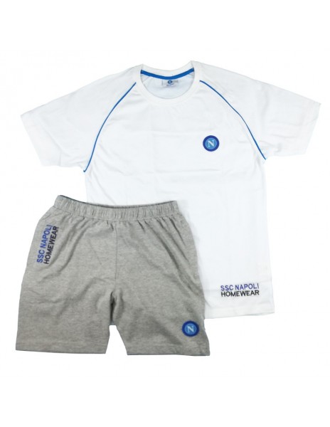 COMPLETO ESTIVO BIANCO BAMBINO SSC NAPOLI