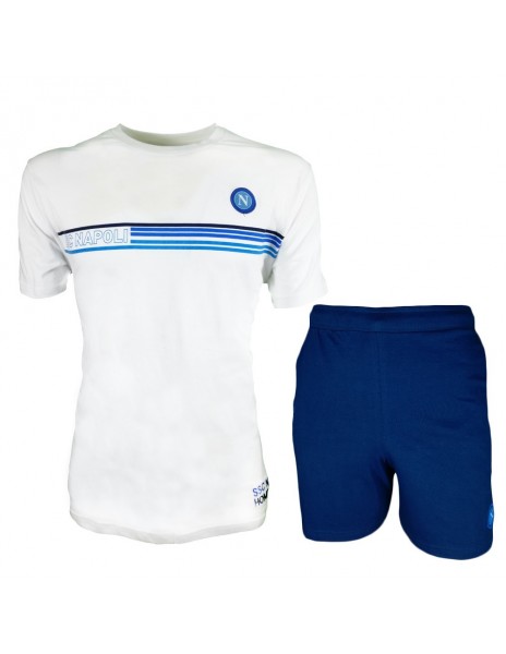 SSC NAPOLI SUMMER WHITE/BLUE KID COMPLETE