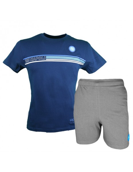 SSC NAPOLI SUMMER LIGHT BLUE/BLUE KID COMPLETE