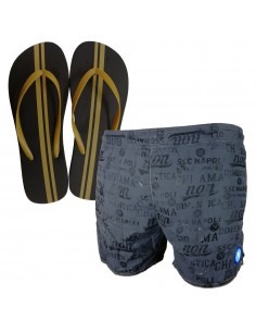 COSTUME MAGIC PRINT GRIGIO E INFRADITO BAMBINO SSC NAPOLI