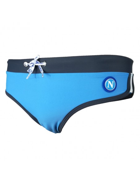 COSTUME SLIP BAMBINO BLU E CUFFIA SSC NAPOLI