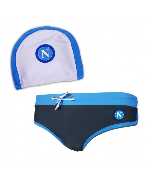 COSTUME SLIP BLU E CUFFIA SSC NAPOLI