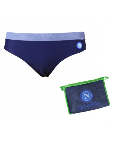 COSTUME SLIP SSC NAPOLI 169D BLU