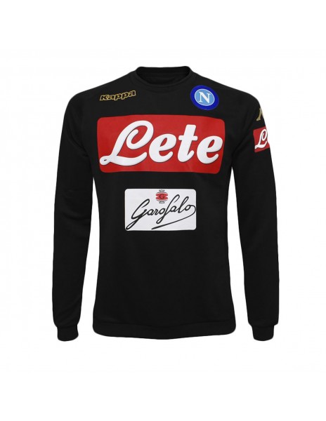 SWEATSHIRT TRAINING BLACK SSC NAPOLI