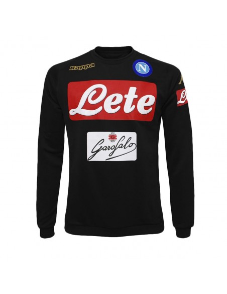 SWEATSHIRT TRAINING BLACK SSC NAPOLI