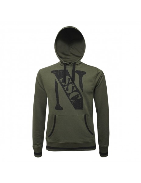 KAPPA N1926 GREEN HOODED SWEATSHIRT