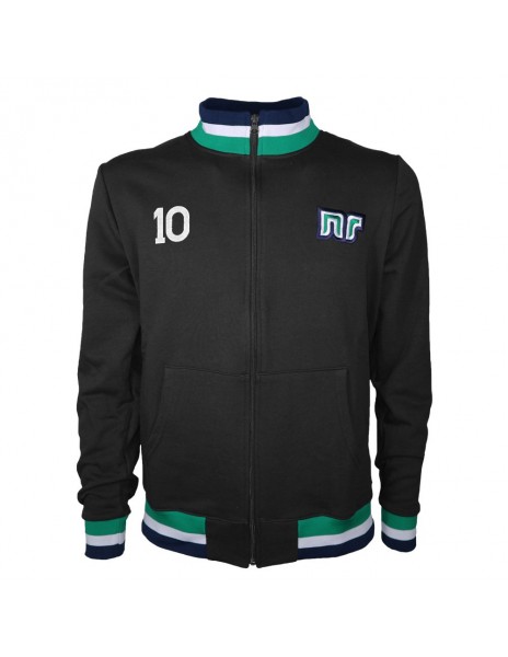 FELPA ENNERRE FULL ZIP NERA