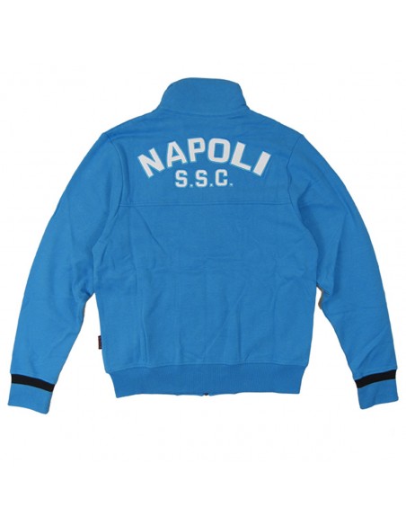 SSC NAPOLI LIGHT BLUE FULL ZIP SWEATSHIRT KAPPA