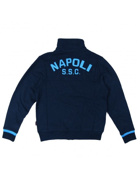 BLUE FULL ZIP SWEATSHIRT KAPPA