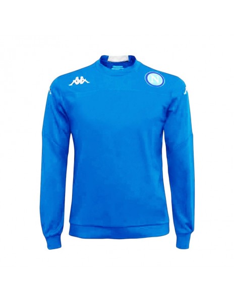 SSC NAPOLI LIGHT BLUE CREW NECK KAPPA SWEATSHIRT