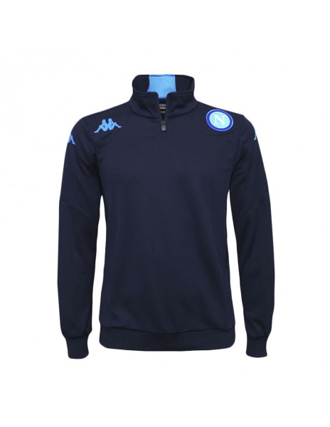 SSC NAPOLI BLUE HALF ZIP KAPPA SWEATSHIRT