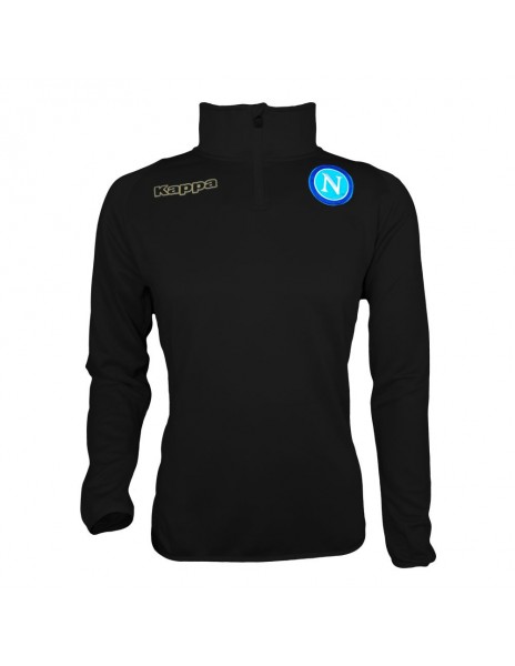 BLACK HALF ZIP STAFF SWEATSHIRT SSC NAPOLI 2016/2017