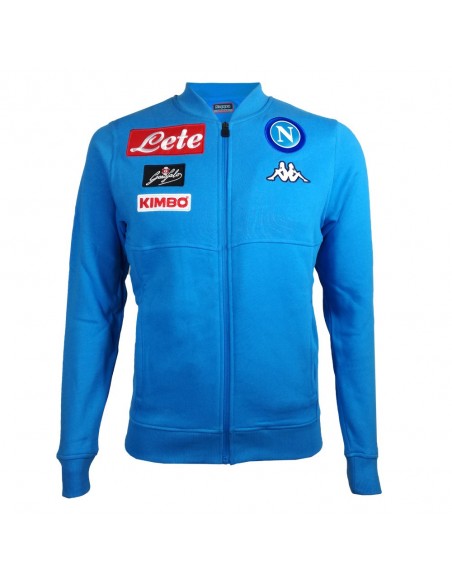 OFFICIAL SSC NAPOLI LIGHT BLUE SWEATSHIRT 2017/2018