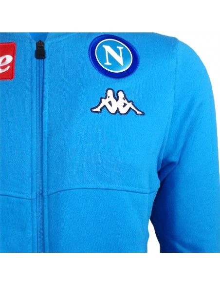 OFFICIAL SSC NAPOLI LIGHT BLUE SWEATSHIRT 2017/2018