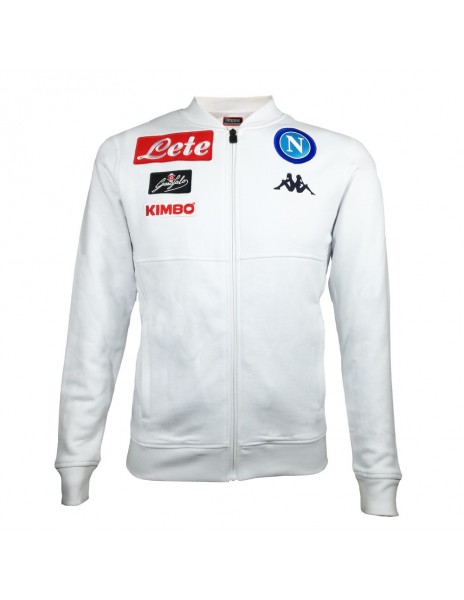 SSC NAPOLI WHITE PRESENTATION SWEATSHIRT 2017/2018