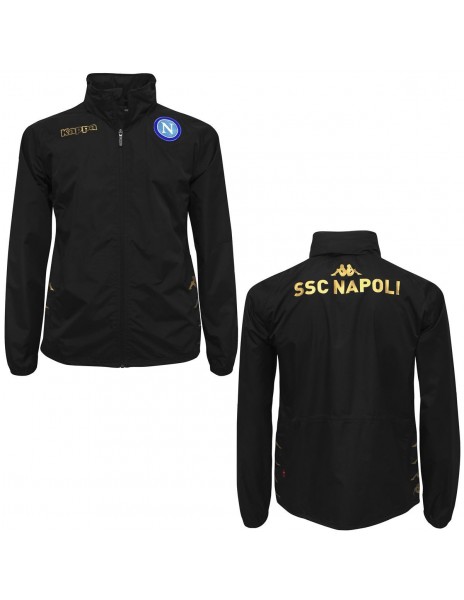 GIACCA ANTIPIOGGIA AUTHENTIC NERA SSC NAPOLI 2016/2017