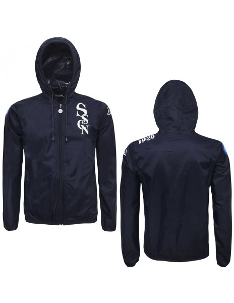 KAPPA SSCN BLUE HOODED KIDS JACKET