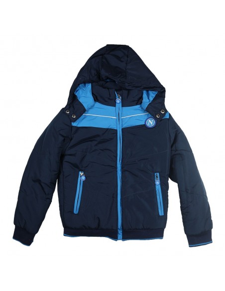 SSC NAPOLI HOODED JACKET BLUE FOR KIDS