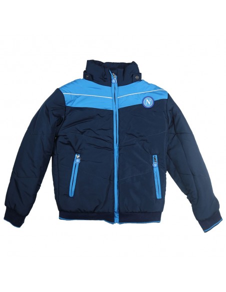 SSC NAPOLI HOODED JACKET BLUE FOR KIDS