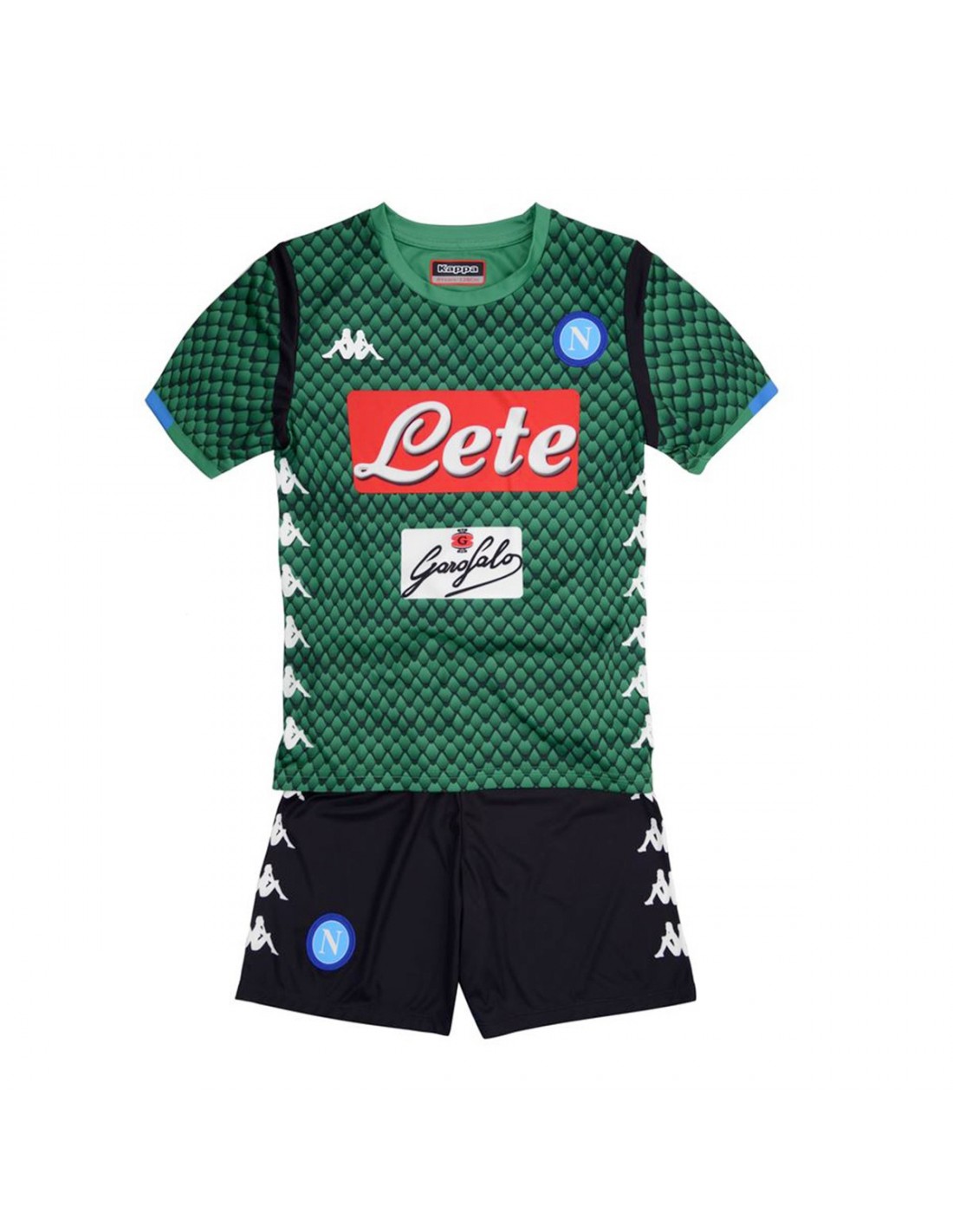 KIT GRIGIO VERDE PORTIERE BAMBINO SSC NAPOLI 2018 2019