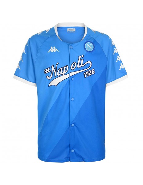 SSC NAPOLI SHIRT BASEBALL 1926  LIGHT BLUE