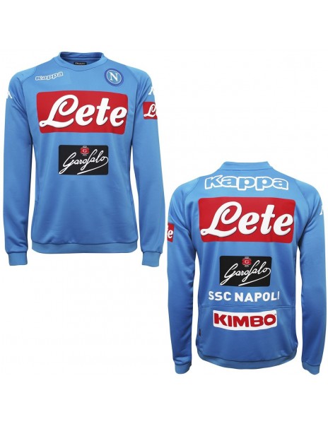 MAGLIA FELPATA AZZURRA AUTHENTIC SSC NAPOLI